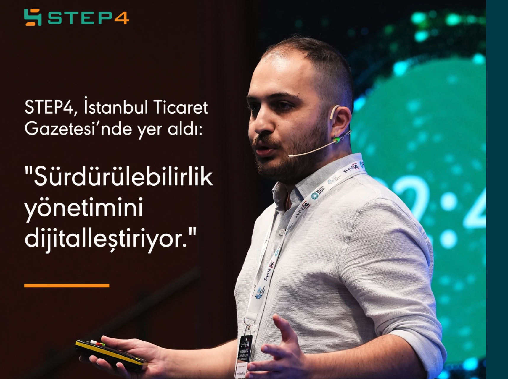 İstanbul Ticaret Gazetesinde STEP4 köşesi